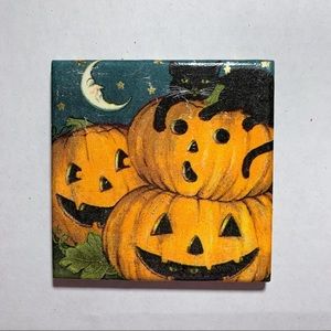 Cup Coasters, Ceramic Tile Coasters, Cat Coasters, Gothic, Goth